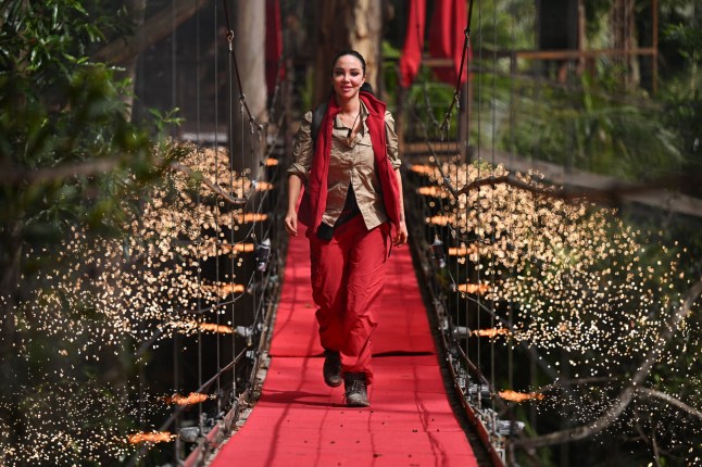 Editorial Use Only Mandatory Credit: Photo by James Gourley/ITV/Shutterstock (14962017g) Tulisa Contostavlos is evicted from camp 'I'm a Celebrity...Get Me Out of Here!' TV show, Series 24, Australia - 02 Dec 2024