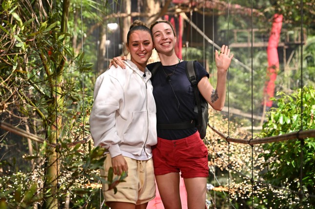 Editorial Use Only Mandatory Credit: Photo by James Gourley/ITV/Shutterstock (14978441bd) GK Barry is evicted from camp and is met by Ella Rutherford 'I'm a Celebrity...Get Me Out of Here!' TV show, Series 24, Australia - 06 Dec 2024