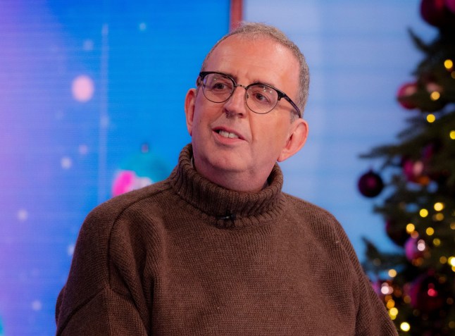 Editorial use only Mandatory Credit: Photo by Ken McKay/ITV/Shutterstock (15011972t) Rev Reverend Richard Coles 'Loose Women' TV show, London, UK - 17 Dec 2024