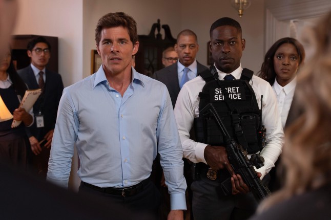 Sterling K Brown and James Marsden in Paradise