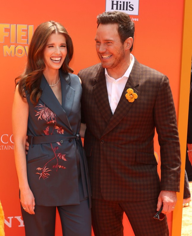 Mandatory Credit: Photo by Stewart Cook/Shutterstock (14487803av) Chris Pratt and Katherine Schwarzenegger 'The Garfield Movie' World Premiere, Los Angeles, California, USA - 19 May 2024