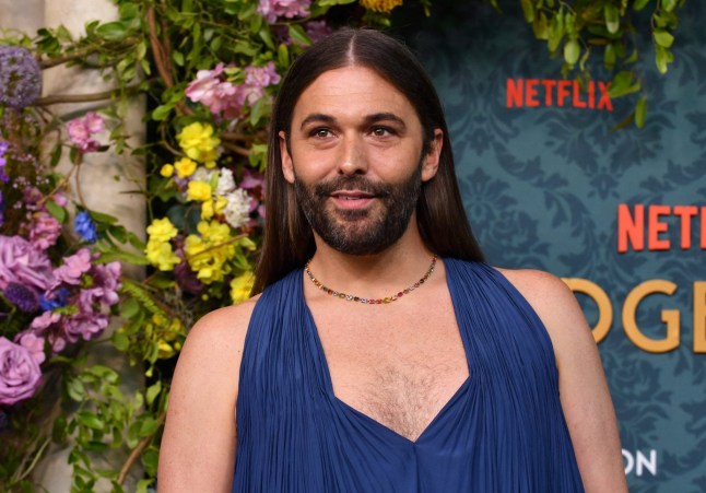 US hairstylist and television personality Jonathan Van Ness arrives for Netflix's "Bridgerton Season 3" premiere at Alice Tully Hall on May 13, 2024, in New York City. (Photo by ANDREA RENAULT / AFP) (Photo by ANDREA RENAULT/AFP via Getty Images)