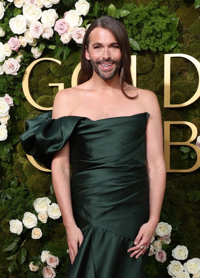 BEVERLY HILLS, CALIFORNIA - JANUARY 05: Jonathan Van Ness attends the 82nd Annual Golden Globe Awards at The Beverly Hilton on January 05, 2025 in Beverly Hills, California. (Photo by Kevin Mazur/Getty Images)