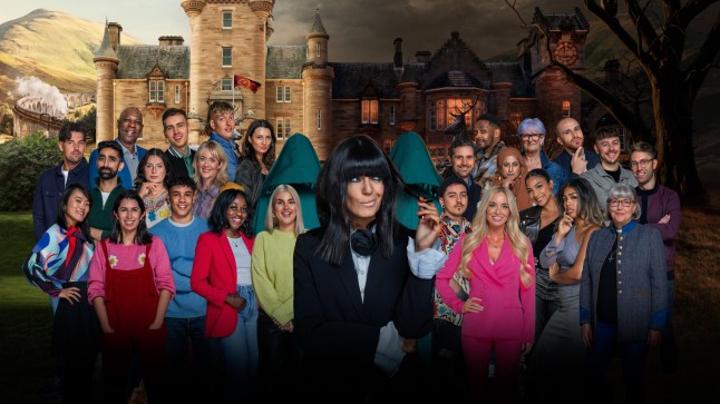 The Traitors presenter Claudia Winkleman with season three contestants Alex, Alexander, Anna, Armani, Charlotte, Dan, Elen, Fozia, Francesca, Freddie, Jack, Jake, Joe, Kasim, Keith, Leanne, Leon, Linda, Lisa, Livi, Maia, Minah, Nathan, Tyler and Yin