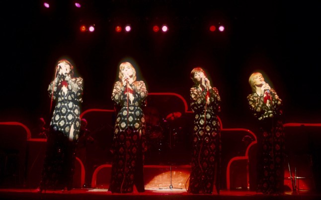 Mandatory Credit: Photo by Andre Csillag/Shutterstock (481524gd) THE NOLANS - COLEEN, MAUREEN, BERNIE, LINDA IN LONDON, BRITAIN - NOV 1981 VARIOUS