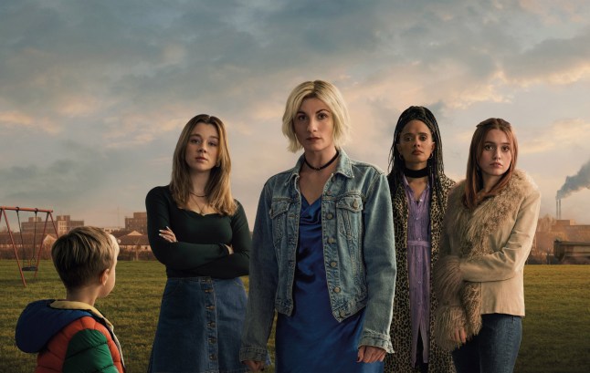Toxic Town Season 1. Key Art Jodie Whittaker as Susan - Toxic Town. Netflix ? 2024