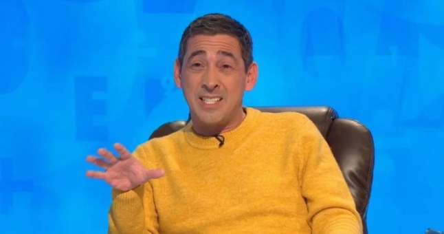 Countdown presenter Colin Murray grimacing on the Channel 4 show