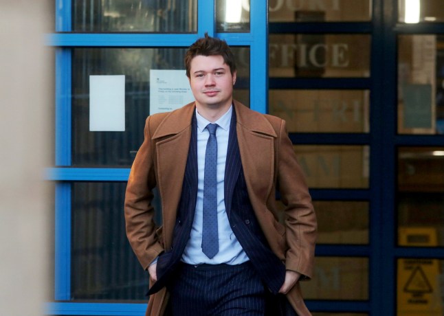 Alexander Westwood, leaves Wolverhampton Crown court