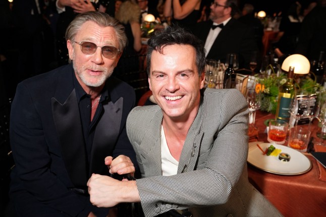 Daniel Craig and Andrew Scott 31st Screen Actors Guild Awards, Show, Shrine Auditorium, Los Angeles
