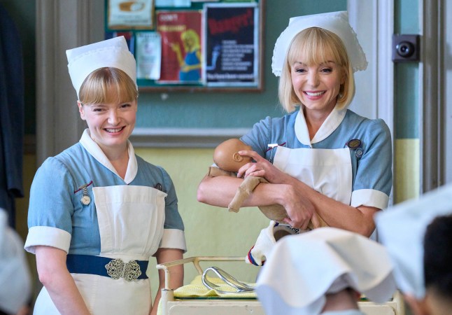 Call The Midwife s14,23-02-2025,7,Trixie Franklin (HELEN GEORGE), Rosalind Clifford (NATALIE QUARRY),Neal Street Productions,Andrea southam