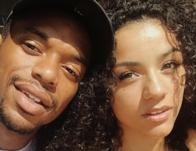 X Factor stars Shereen Cutkelvin and Jamaal Shurland bare-faced in an Instagram selfie