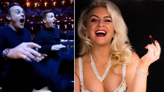 A comp of Chantel Bellew and Ant and Dec