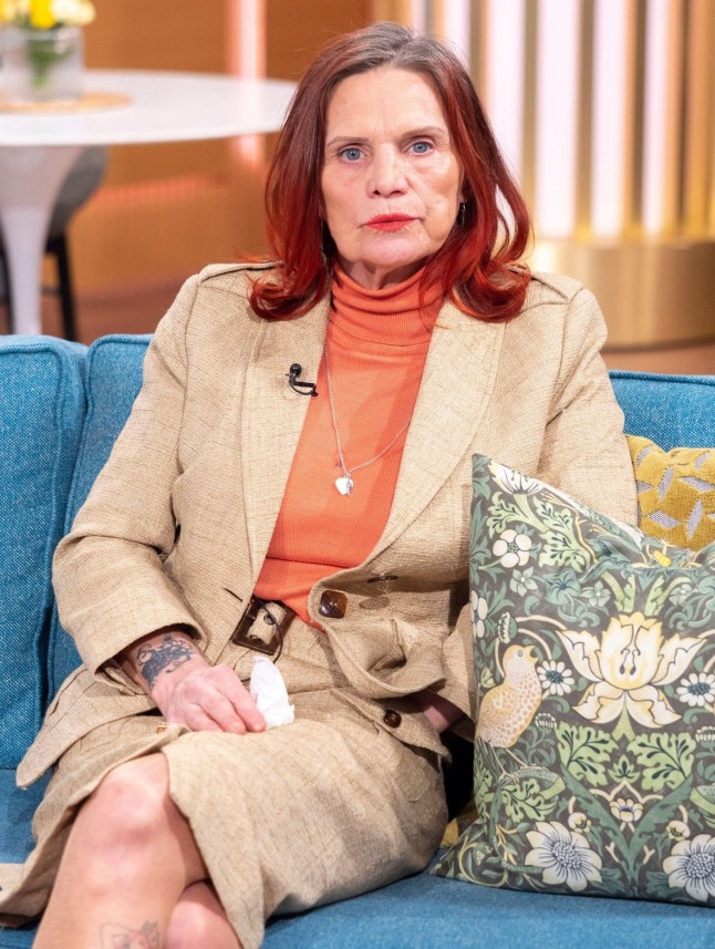 Editorial use only Mandatory Credit: Photo by Ken McKay/ITV/Shutterstock (10082385d) Jackiey Budden 'This Morning' TV show, London, UK - 04 Feb 2019 JADE GOODY?S MUM: 10 YEARS ON FROM HER DEATH A decade after she lost her battle with cancer, Jade Goody?s mum Jackiey Budden joins us to reveal why she now finds it too painful to visit her daughter?s grave, how she?s working hard to make sure Jade?s death wasn?t in vain, and whether she?s still in contact with Jack Tweed.