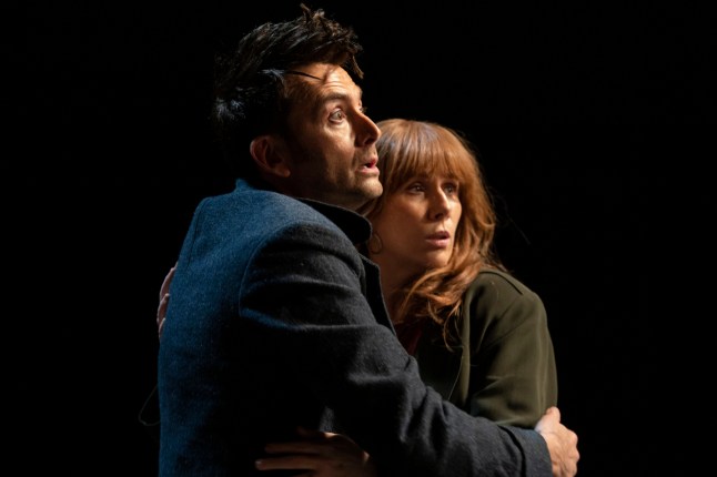 David Tennant and Catherine Tate on Doctor Who