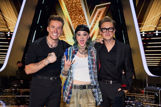 From Lifted Entertainment The Voice UK: SR8, EP9 on ITV1 and ITVX Pictured: This photograph is (C) ITV Plc and can only be reproduced for editorial purposes directly in connection with the programme or event mentioned above, or ITV plc. This photograph must not be manipulated [excluding basic cropping] in a manner which alters the visual appearance of the person photographed deemed detrimental or inappropriate by ITV plc Picture Desk. This photograph must not be syndicated to any other company, publication or website, or permanently archived, without the express written permission of ITV Picture Desk. Full Terms and conditions are available on the website www.itv.com/presscentre/itvpictures/terms
