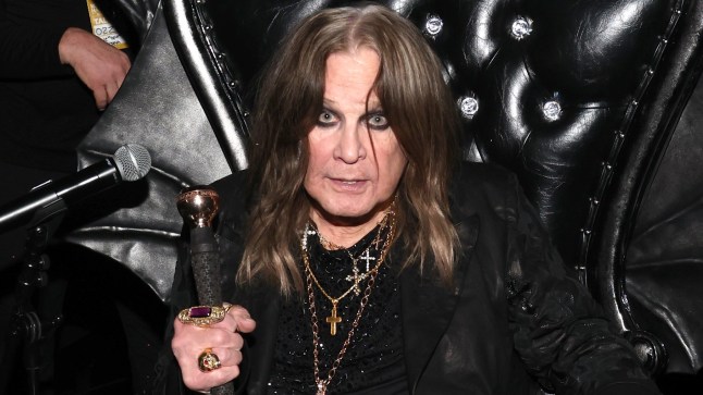 CLEVELAND, OHIO - OCTOBER 19: Inductee, Ozzy Osbourne speaks onstage during the 2024 Rock & Roll Hall Of Fame Induction Ceremony streaming on Disney+ at Rocket Mortgage Fieldhouse on October 19, 2024 in Cleveland, Ohio. (Photo by Kevin Mazur/Getty Images for The Rock and Roll Hall of Fame)