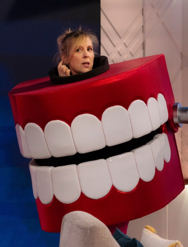 Editorial use only Mandatory Credit: Photo by Ken McKay/ITV/Shutterstock (15120443c) Mel Giedroyc 'Lorraine' TV show, London, UK - 27 Jan 2025