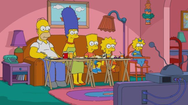 Mandatory credit: TM & ? 20th Century Fox. No Merchandising. Editorial Use Only. No Book or TV usage without prior permission from Shutterstock Editorial Mandatory Credit: Photo by 20thCentFox/Everett/REX/Shutterstock (14218939b) THE SIMPSONS, from left: Homer Simpson (voice: Dan Castellaneta), Marge Simpson (voice: Julie Kavner), Bart Simpson (voice: Nancy Cartwright), Lisa Simpson (voice: Yeardley Smith), Maggie Simpson, 'Screenless', (Season 31, Episode 3109, aired Mar. 8, 2020). photo: ?Fox / Courtesy Everett Collection Everett Collection - 08 Mar 2020