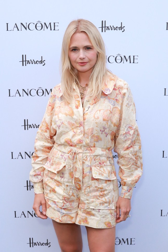Laura Coleman attends the VIP launch party for Lancome's new flagship boutique