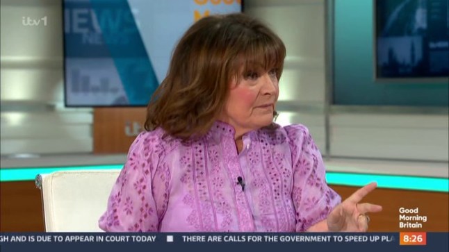 Lorraine Kelly on Good Morning Britain (Picture: ITV)