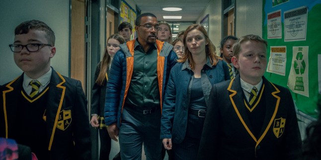 Adolescence. (L to R) Ashley Walters as Detective Inspector Bascombe, Faye Marsay as Detective Sergeant Frank, in Adolescence. Cr. Courtesy of Ben Blackall/Netflix ?? 2024