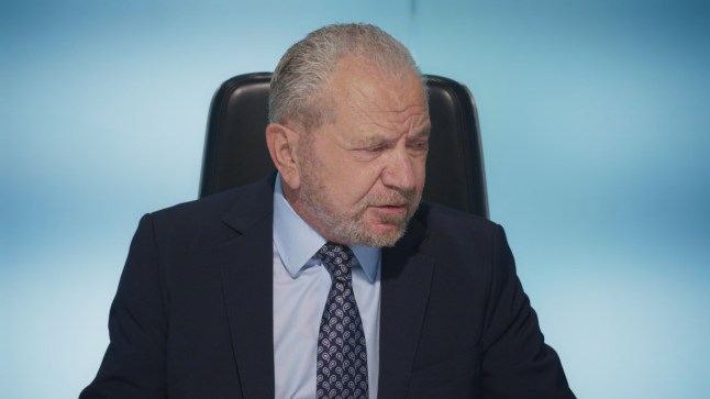 Lord Alan Sugar on The Apprentice