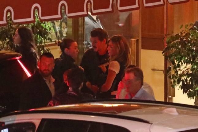 West Hollywood, CA - *EXCLUSIVE* - **WEB MUST CALL FOR PRICING** Jennifer Aniston, 56, and Pedro Pascal, 49, are seen leaving the Sunset Tower Hotel after having a three hour dinner in West Hollywood. Jennifer is wearing dark blue jeans, a black vest and a white t-shirt underneath. Pedro is wearing blue jeans, a black shirt and a brown leather jacket. Both Jennifer and Pedro arrived separately a little after 8 PM and left separately at 11:30 PM. They were seen talking to each other for about a good 5 minutes outside the valet area before parting ways. Pictured: Jennifer Aniston, Pedro Pascal BACKGRID USA 23 MARCH 2025 USA: +1 310 798 9111 / usasales@backgrid.com UK: +44 208 344 2007 / uksales@backgrid.com *UK Clients - Pictures Containing Children Please Pixelate Face Prior To Publication*
