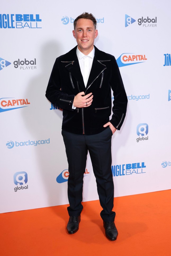 LONDON, ENGLAND - DECEMBER 07: Chris Stark attends Capital's Jingle Bell Ball 2024 at The O2 Arena on December 07, 2024 in London, England. (Photo by Mike Marsland/WireImage)