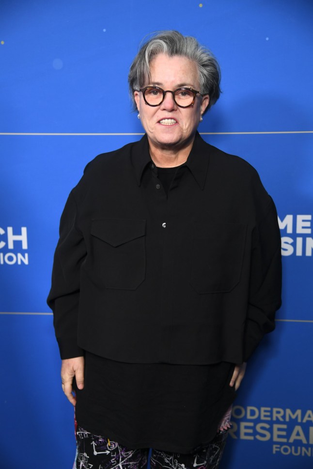 LOS ANGELES, CALIFORNIA - OCTOBER 29: Rosie O'Donnell attends Cool Comedy Hot Cuisine Benefitting The Scleroderma Research Foundation at Fairmont Century Plaza on October 29, 2024 in Los Angeles, California. (Photo by Alberto E. Rodriguez/Getty Images)