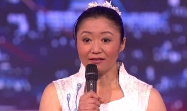 Red Panda with a microphone on America's Got Talent