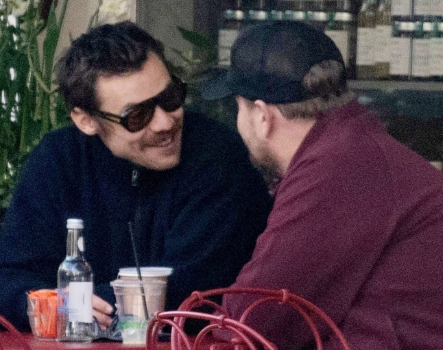 BGUK_3191221 - London, UNITED KINGDOM - *PREMIUM-EXCLUSIVE* - MUST CALL FOR PRICING BEFORE USAGE - STRICTLY NOT AVAILABLE UK MAGAZINES - A moustached Harry Styles appeared pensive and downcast as he sat with James Corden outside a farm shop caf?? in central London. Harry???s spirits soon lifted, though, as he chatted with BFF Comedian James Corden, who managed to make him chuckle. After their catch-up, the pair headed inside the caf?? before making their way to a nearby pub together. *STRICTLY NO SUBSCRIPTIONS AND NO SOCIAL SOCIAL MEDIA USE* Pictured: Harry Styles, James Corden BACKGRID UK 26 MARCH 2025 UK: +44 208 344 2007 / uksales@backgrid.com USA: +1 310 798 9111 / usasales@backgrid.com *Pictures Containing Children Please Pixelate Face Prior To Publication*