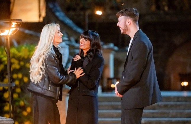 The Traitors s3,24-01-2025,The final,12,Leanne, Claudia Winkleman, Jake,**IMAGE UNDER EMBARGO UNTIL 2145 FRIDAY 24TH JANUARY 2025**,Studio Lambert,Paul Chappells