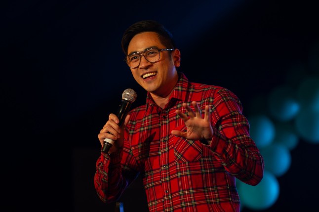 BYRON BAY, AUSTRALIA - JULY 19: Michael Hing in the Comedy Tent at Splendour In The Grass 2019 on July 19, 2019 in Byron Bay, Australia. (Photo by Marc Grimwade/WireImage) 9755459 Letters & Numbers is back 12117351
