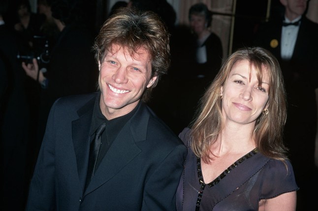 Jon Bon Jovi and Wife at Dustin Hoffman Tribute