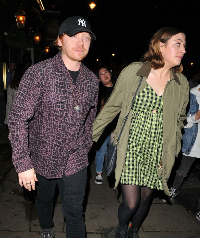 Mandatory Credit: Photo by Can Nguyen/REX/Shutterstock (10315783h) Rupert Grint and Georgia Groome 'Bitter Wheat' play, Press Night, London, UK - 19 Jun 2019