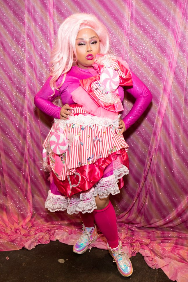 Jiggly Caliente attends RuPaul's DragCon NYC 2017 at The Jacob K. Javits Convention Center on September 9, 2017 in New York City. (Photo by Santiago Felipe/Getty Images)