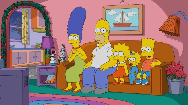 Mandatory credit: TM & ? 20th Century Fox. No Merchandising. Editorial Use Only. No Book or TV usage without prior permission from Shutterstock Editorial Mandatory Credit: Photo by 20thCentFox/Everett/REX/Shutterstock (14219149h) THE SIMPSONS, from left: Marge Simpson (voice: Julie Kavner), Homer Simpson (voice: Dan Castellaneta), Lisa Simpson (voice: Yeardley Smith), Maggie Simpson, Bart Simpson (voice: Nancy Cartwright), 'A Springfield Summer Christmas for Christmas' (Season 32, ep. 3210, aired Dec. 13, 2020). photo: ?Fox / Courtesy Everett Collection Everett Collection - 13 Dec 2020