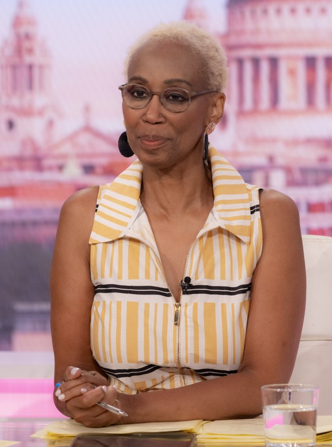 Editorial use only Mandatory Credit: Photo by Ken McKay/ITV/Shutterstock (14637256f) Trisha Goddard 'Good Morning Britain' TV show, London, UK - 15 Aug 2024