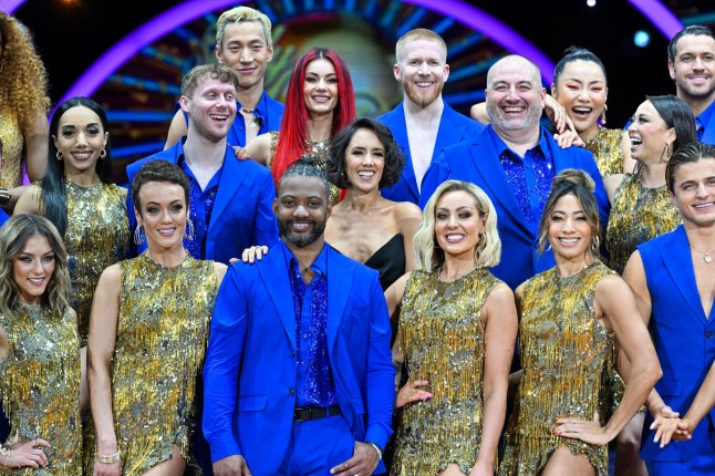 Mandatory Credit: Photo by Anthony Devlin/Hogan Media/Shutterstock (15102129ay) Jowita Przystal, Michelle Tsiakkas, Lauren Oakley, Jamie Borthwick, Carlos Gu, JB Gill, Janette Manrara, Neil Jones, Amy Dowden, Wynne Evans, Karen Hauer, Nancy Xu, Katya Jones, Nikita Kuzmin and Shayne Ward Strictly Come Dancing Live Tour launch, Photocall, Birmingham, UK - 16 Jan 2025