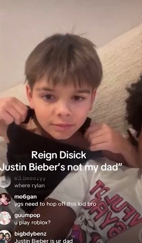 Kourtney Kardashian's son Reign, 10, responds to claims Justin Bieber is his dad