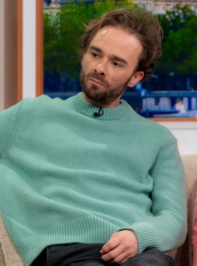 Editorial use only Mandatory Credit: Photo by Ken McKay/ITV/Shutterstock (14388507z) Jack P Shepherd 'Good Morning Britain' TV show, London, UK - 14 Mar 2024
