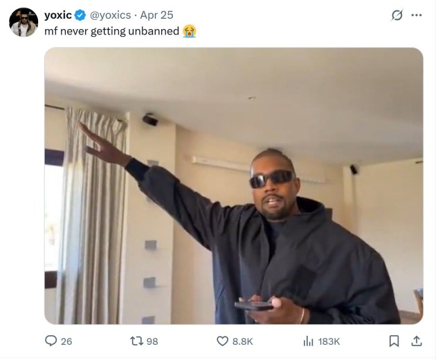 Kanye Twitch grabs 14650739 Kanye West banned from Twitch seven minutes after joining the platform LA Showbiz
