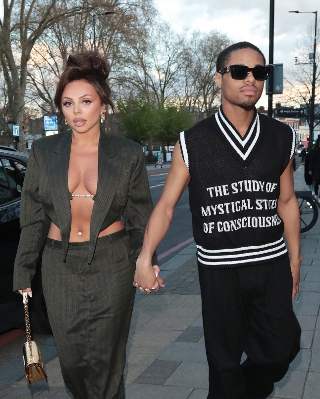 LONDON, ENGLAND - APRIL 13: Jesy Nelson and Zion Foster seen attending a Jesy Nelson music video screening at Everyman Screen on the Green on April 13, 2023 in London, England. (Photo by Ricky Vigil M / Justin E Palmer/GC Images)
