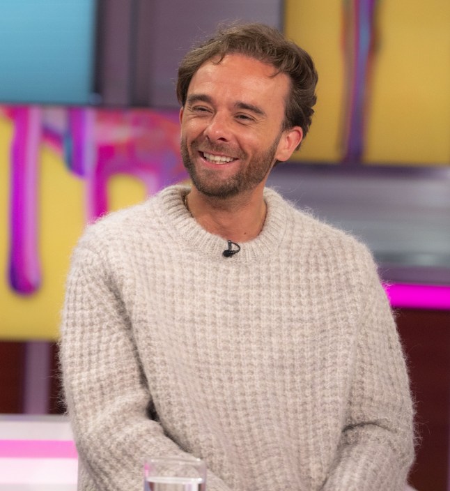 Editorial use only Mandatory Credit: Photo by Ken McKay/ITV/Shutterstock (15273453f) Jack P Shepherd 'Good Morning Britain' TV show, London, UK - 28 Apr 2025