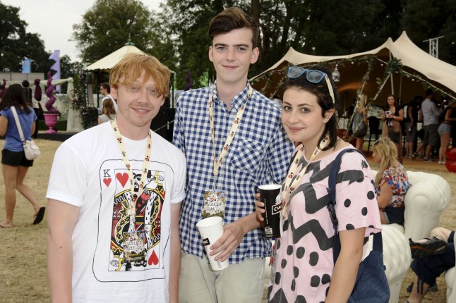 Mandatory Credit: Photo by McCormack/Knotek/REX/Shutterstock (1424910hj) Rupert Grint and Georgia Groome Virgin Mobile V Festival, Virgin Media Louder Lounge, Hylands Park, Chelmsford, Essex, Britain - 20 Aug 2011