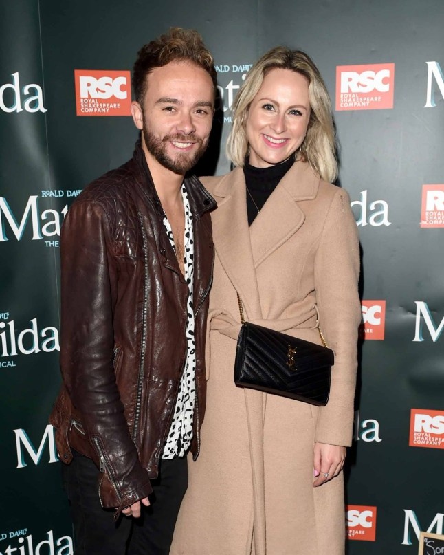 Mandatory Credit: Photo by MCPIX/REX/Shutterstock (9894165h) Jack P Shepherd and Hanni Treweek 'Matilda the Musical', The Palace Theatre, Manchester, UK - 20 Sep 2018