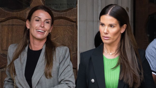Coleen Rooney and Rebekah Vardy.
