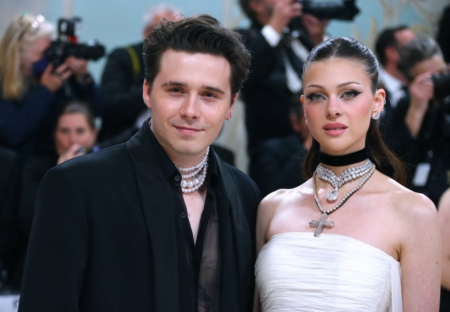 Mandatory Credit: Photo by Guerin Charles/ABACA/Shutterstock (13894889lr) Brooklyn Beckham and Nicola Peltz Beckham attend the 2023 Costume Institute Benefit celebrating Karl Lagerfeld: A Line of Beauty at Metropolitan Museum of Art in New York City, NY, USA on May 01, 2023. Costume Institute Benefit - Karl Lagerfeld A Line of Beauty - NYC, New York City, United States - 01 May 2023