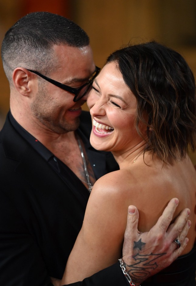 Mandatory Credit: Photo by David Fisher/Shutterstock (14239211cz) Matt Willis and Emma Willis An Audience with Kylie, London, UK - 01 Dec 2023