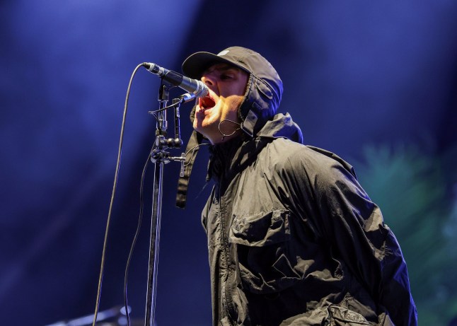 READING, ENGLAND - AUGUST 25: (EDITORIAL USE ONLY) Liam Gallagher performs live on stage during day three of Reading Festival 2024 at Richfield Avenue on August 25, 2024 in Reading, England. (Photo by Simone Joyner/Getty Images)